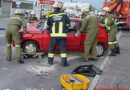 Nö: Bergungsarbeiten nach Verkehrsunfall in Baden-Leesdorf