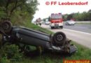 Nö: Von Autobahn abgekommen und überschlagen