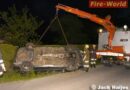 Oö: Nach Ausweichmanöver 300 m seitlich dahingerutscht
