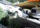 Stmk: Spektakulärer Verkehrsunfall in Eisbach-Rein