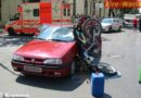 Nö: Kollision zwischen Pkw und Moped in Gänserndorf