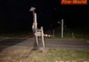 Nö: Pkw prallte gegen Eisenbahn-Schrankenanlage