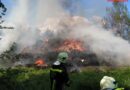 Nö: Brand von ca. 200 Strohballen in Gneixendorf