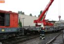 Nö: Güterwaggonentgleisung im Industriegebiet Krems