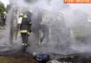 Oö: Pkw-Brand auf der A 25 bei Marchtrenk