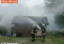 Nö: Brand einer Holzscheune in Sollenau