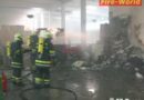 Oö: Brand von 50 Ballen Ausschusspapier