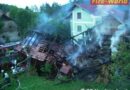 Nö: Schuppen stand in Flammen