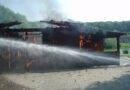 Nö: Brand einer Fischerhütte in Deutsch Haslau