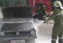 Bgld: Brand eines Pkws in Bad Sauerbrunn