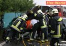 Bgld: Person nach Unfall auf S 4 schwierigst eingeklemmt