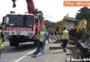 Nö: Außenringautobahn: 38 Tonnen-Lkw droht umzustürzen