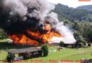 Nö: Großbrand in Aspang!