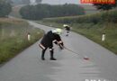 Oö: Ölspur auf 600 m Länge.