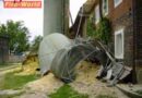 Oö: Feuerwehr Einsatz nach Futtersiloeinsturz