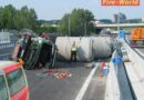 Nö: Schon wieder LKW Unfall auf der Abfahrt zur S1 bei Schwechat