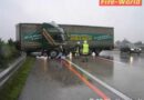 Nö: Lkw-Unfall auf der A2 in Höhe Wr. Neustadt & Lkw-Bergung