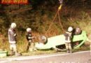 Oö: Fahrzeug überschlug sich bei Unfall zwei mal