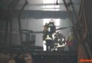 Nö: Brand eines 40m hohen Silos in Ebergassing