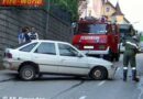 Oö: Aufräumarbeiten nach Verkehrsunfall in Gmunden