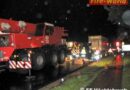 Oö: Lkw-Anhänger-Bergung in Vöcklamarkt