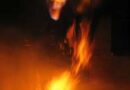 Nö: Heiße Übung im Brandcontainer