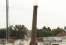 Nö: Schlotsprengung im zweiten Anlauf