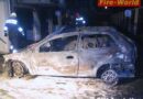 Nö: Mehrere Pkws bei Garagenbrand in Amstetten in Flammen
