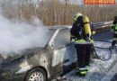 Nö: PKW Brand auf der A4
