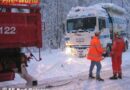 Oö: Hilfeleistung bei LKW-Bergung in Gosau