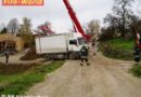 Oö: Lkw-Bergung in Laakirchen