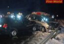 Oö: Schwerer Verkehrsunfall mit 6 Verletzten auf der B127