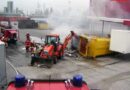 Nö: Containerbrand bei der Firma KIKA in Wiener Neudorf