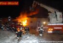 Tirol: Abschnittsalarm in Jenbach bei Großbrand in Buch