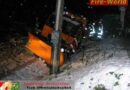 Nö: Schneepflug auf Abwegen in Eichgraben