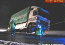 Oö: Lkw-Bergung in Gampern