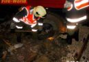 Nö: Feuerwehr-Hilfe für den ÖBB-Hilfszug in Gmünd