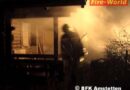 Nö: Gartenhaus in Wirts stand in Vollbrand