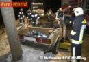 Nö: Breitenfurt: Pkw frontal gegen ÖBB-Bus – Eingeklemmte Person