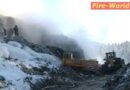 Tirol: 30-stündiges Feuer auf der Mülldeponie bei Bruckhäusl