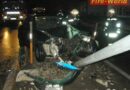 Nö: Pkw prallte in Gänserndorf gegen Lichtmast