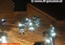 Nö: Feuerwehr Gmünd wieder im Schnee-Dauereinsatz