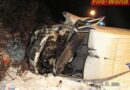 Oö: Lenker bei klirrender Kälte in Wrack auf der A8 eingeklemmt