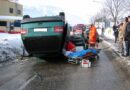 Oö: Verkehrsunfall in der Halleiner  Römerstrasse