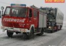 Oö: Kein Vorankommen im Schnee