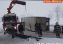 Tirol: Lkw-Anhänger mit Medikamenten umgestürzt