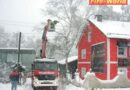 Oö: FF Puchheim im Schneedruckeinsatz