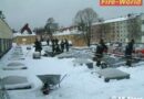 Oö: FF Steyr im Einsatz bei Schneechaos