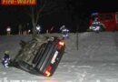 Nö: Fahrzeugbergung nach Böschungssturz in Ternitz