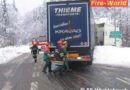 Oö: Vöcklabrucker Feuerwehr im Dauer-Wintereinsatz